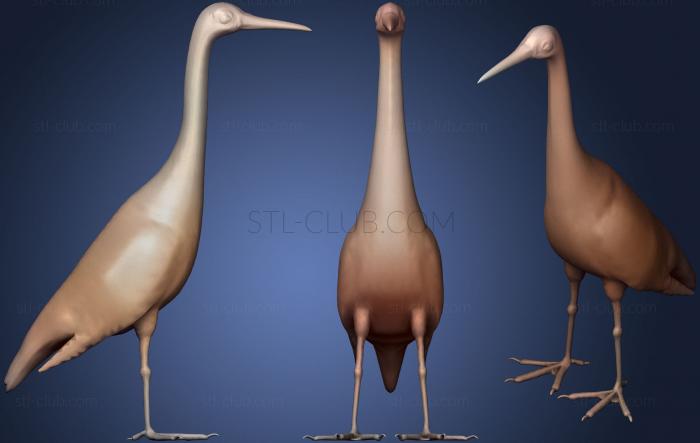 3D model Egret (STL)